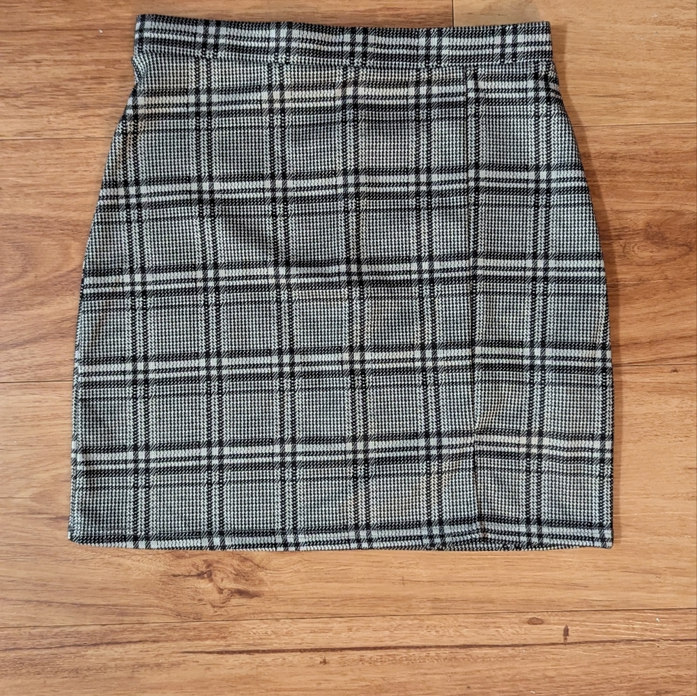 Tobi plaid mini skirt